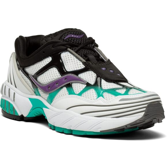 Saucony Grid Web White/Teal/Purple Men's 10.5 Medium